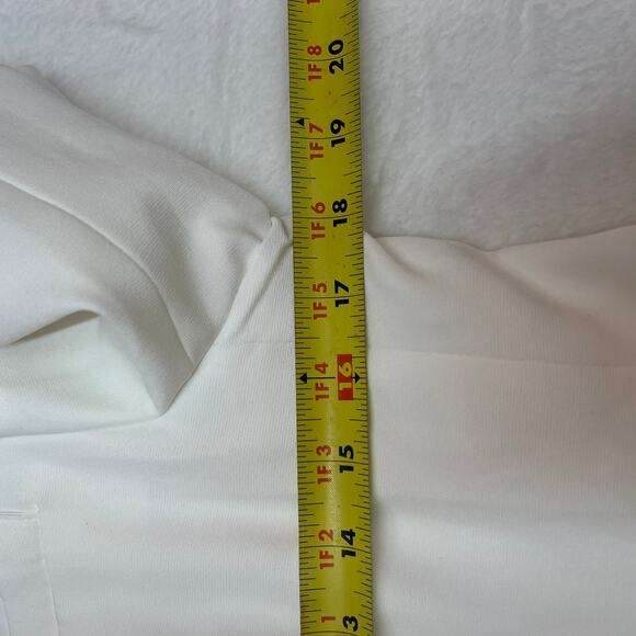 Asvivid Women's White Blazer Size L Gold Buttons Office Career Workwear - Picture 5 of 11